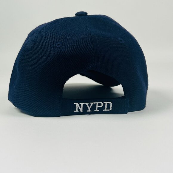NYPD Cap Black Snapback Hat Streetwear Vintage Embroidered Police Logo - Picture 3 of 4